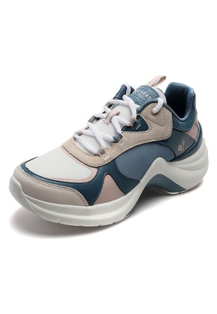Tenis Lifestyle Blanco-Rosa-Azul Skechers Groovy Sole - Compra Ahora |  Dafiti Colombia