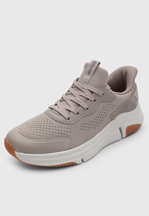 Tenis Lifestyle Skechers Bobs Sparrow Flex Taupe