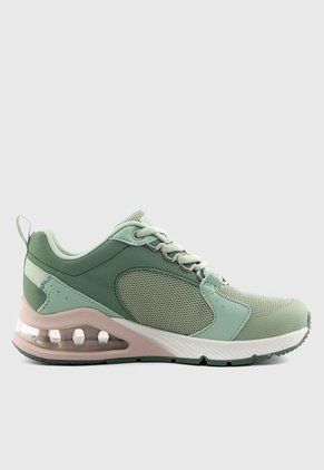 Tenis Lifestyle Verde-Verde Menta-Rosa Skechers Uno 2 - 90's 2