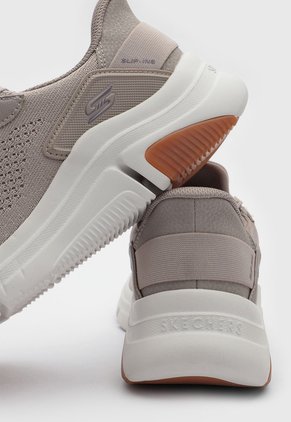 Tenis Lifestyle Skechers Bobs Sparrow Flex Taupe