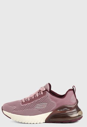 Tenis Training Lila-Morado-Blanco Skechers Air Stratus - Wind Breeze
