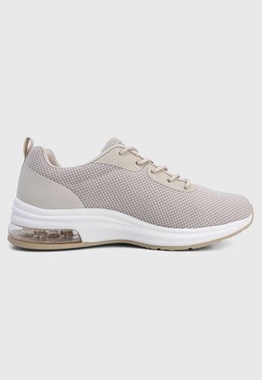 Tenis Training Beige-Blanco Skechers Bobs Pulse Air - Sassy Sauce