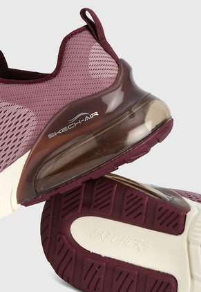 Tenis Training Lila-Morado-Blanco Skechers Air Stratus - Wind Breeze