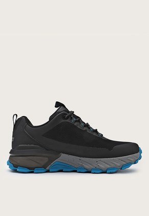 Tenis de Senderismo Negro-Gris-Azul Skechers Max Protect- Liberated