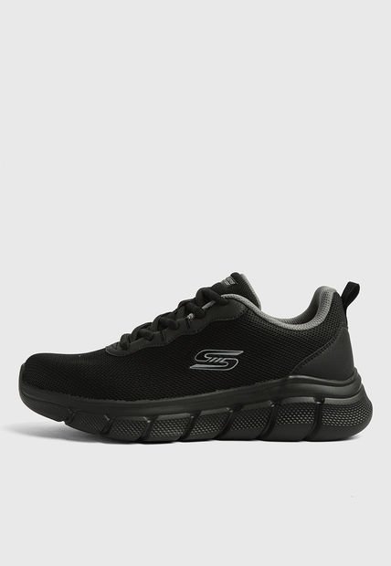 Tenis Lifestyle Negro-Gris SKECHERS Bobs Sport B Flex - Icy Edge