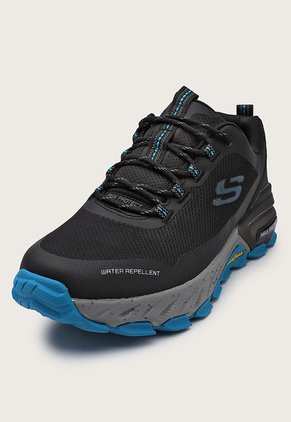 Tenis de Senderismo Negro-Gris-Azul Skechers Max Protect- Liberated