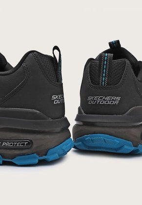 Tenis de Senderismo Negro-Gris-Azul Skechers Max Protect- Liberated