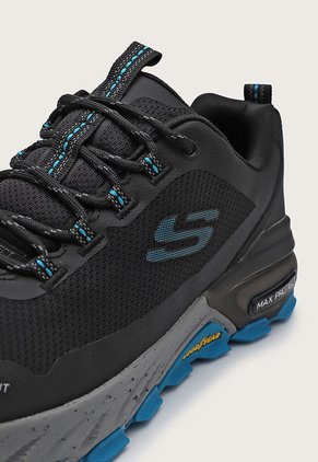 Tenis de Senderismo Negro-Gris-Azul Skechers Max Protect- Liberated