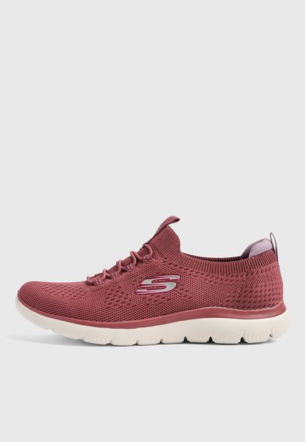 Tenis Lifestyle Borgoña-Marfil-Lila SKECHERS Summits - Top Player