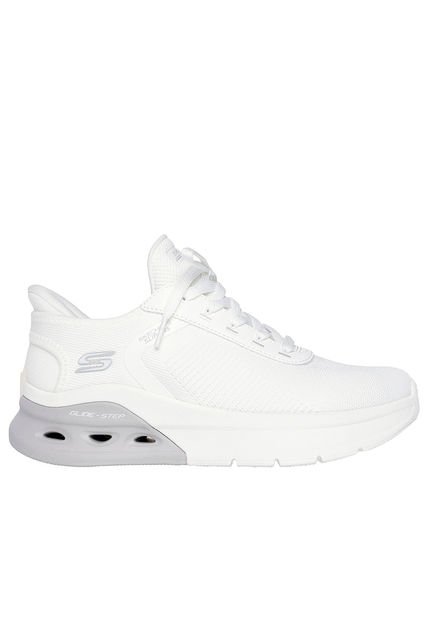 TENIS SKECHERS HOMBRE 118317WHT BOBS ARC W Talla 7.5
