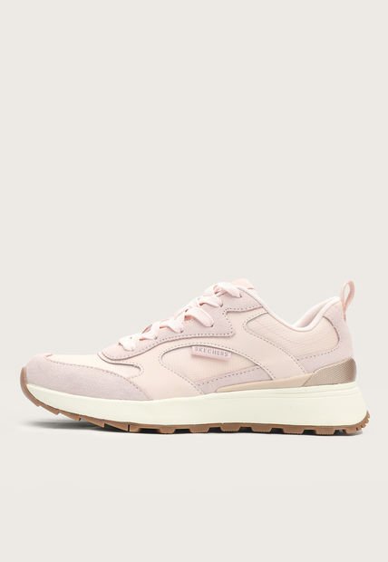 Tenis Lifestyle Palo Rosa-Beige-Oro Rosa Skechers Sunny Street-Sunshine Steps