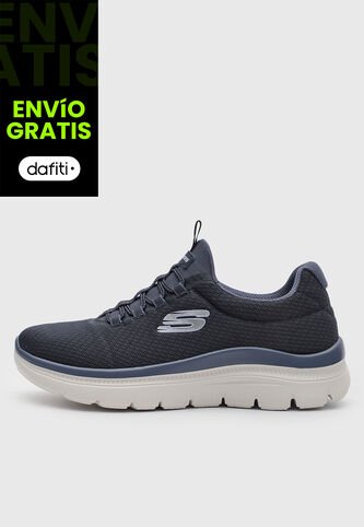 Tenis Lifestyle  SKECHERS Summits Plus Azul Skechers