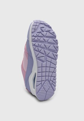 Tenis Lifestyle Skechers Uno - Mesh Rosa