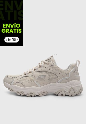 Tenis Outdoor  SKECHERS D'Lite Beige Skechers