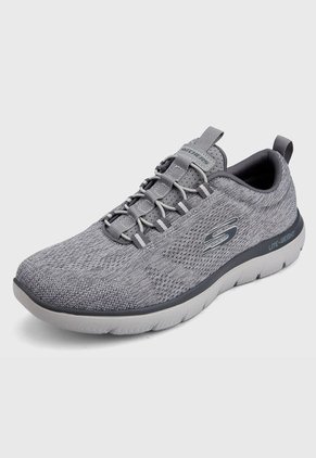 Tenis Training Gris-Blanco Skechers Summits - Louvin