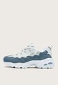 Tenis Lifestyle Azul Grisáceo-Gris-Blanco Skechers D'Lites de Skechers