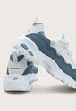 Tenis Lifestyle Azul Grisáceo-Gris-Blanco Skechers D'Lites de Skechers