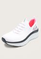 Tenis Walking Blanco-Magenta Neón-Negro Skechers D'Lux Walker-Star Stunner de Skechers