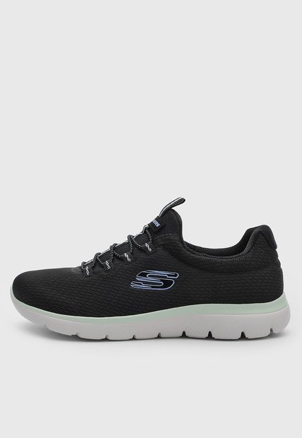 Tenis Lifestyle Skechers Summits - Summer Blush Negro