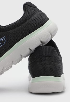 Tenis Lifestyle Skechers Summits - Summer Blush Negro