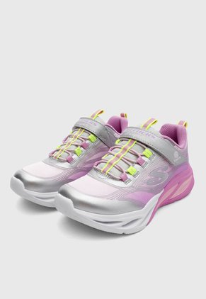 Tenis Lifestyle SKECHERS Cosmic Glow Plateado