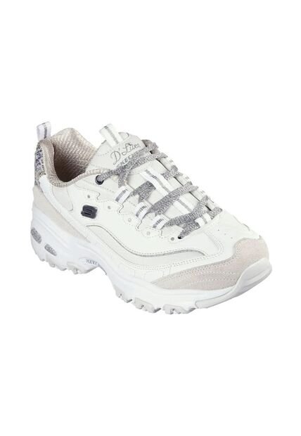 Tenis Skechers Mujer  D´lites Goldenchic - Blanco