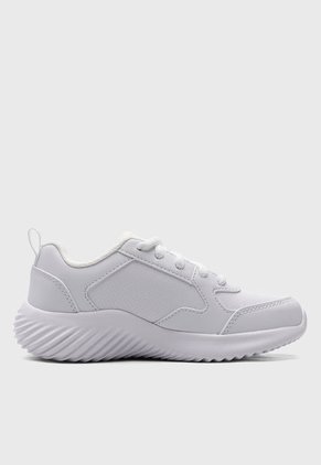 Tenis Colegiales Blanco Skechers Bounder