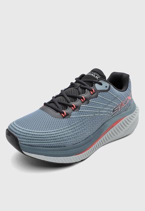 Tenis Walking SKECHERS Go Walk Max Cushioning Arch Fit Azul
