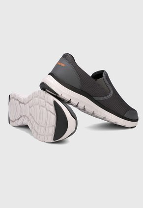 Tenis Lifestyle Gris-Naranja Skechers Flex Advantage 4.0 - Tuscan