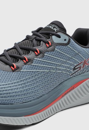 Tenis Walking SKECHERS Go Walk Max Cushioning Arch Fit Azul