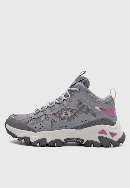 Tenis Senderismo SKECHERS D'lites Gris