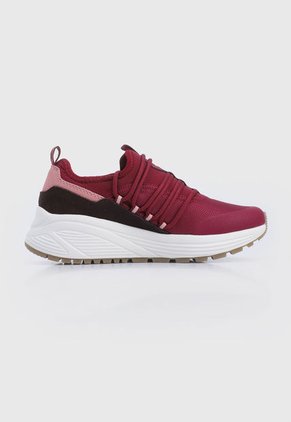 Tenis Lifestyle Vinotinto-Blanco-Café Skechers Bobs Sparrow 2.0