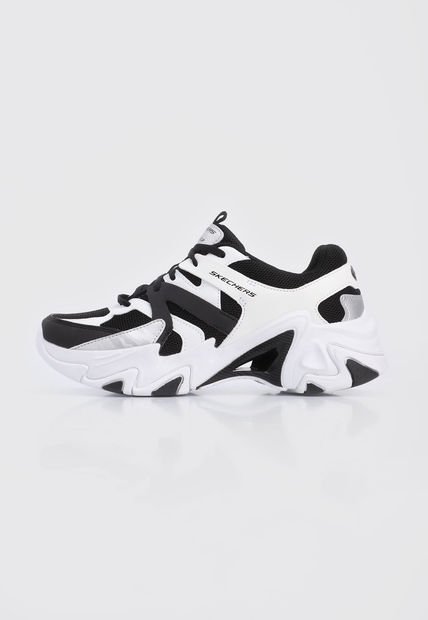 Tenis Lifestyle Negro-Blanco Skechers Stamina V3