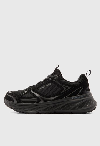 Tenis SKECHERS Duraleather Overlay Negro