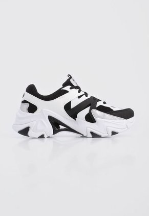 Tenis Lifestyle Negro-Blanco Skechers Stamina V3