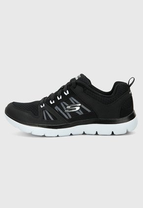 Tenis Training Negro-Blanco Skechers Summits