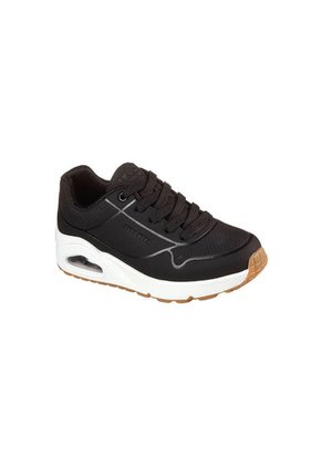 Tenis Niño Skechers Uno Standonair - Negro-Blanco