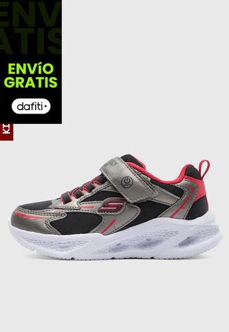 Tenis Lifestyle SKECHERS Meteor Lights - Glow Strider Negro Skechers