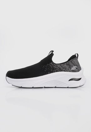 Tenis Training Negro-Blanco-Gris Skechers Arch Fit D'Lux