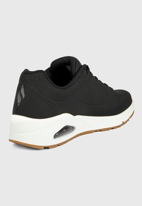 Tenis Lifestyle Negro-Blanco Skechers Uno - Stand on Air