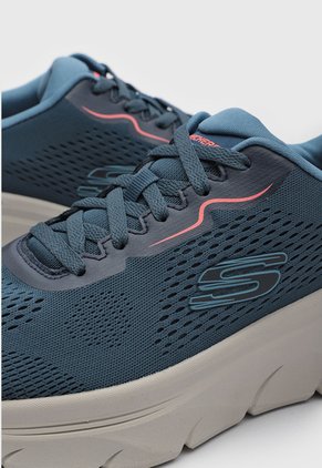 Tenis Walking Skechers D'Lux Walker 2.0 Azul