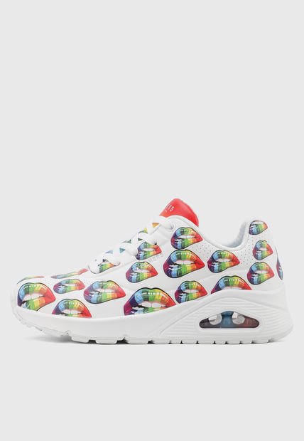 Tenis SKECHERS UNO - Prism Kisses Blanco