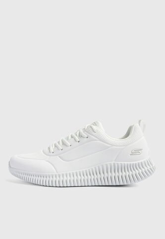 Tenis Lifestyle SKECHERS Bobs Geo Lite Lace Up Blanco Skechers