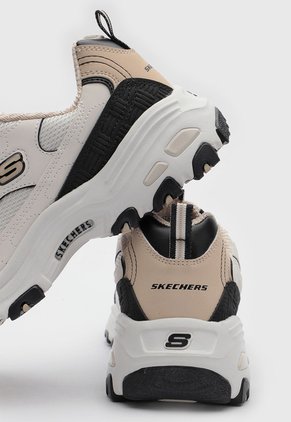 Tenis Lifestyle Skechers D'lites - Retro Rewind Marfil