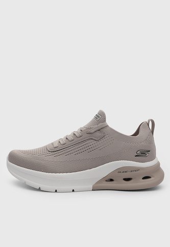 Tenis Lifestyle Skechers Bobs Sport Arc Waves 2.0  Taupe Skechers
