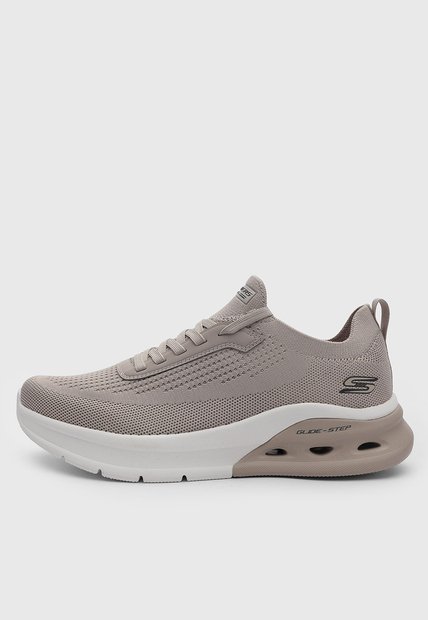 Tenis Lifestyle Skechers Bobs Sport Arc Waves 2.0  Taupe