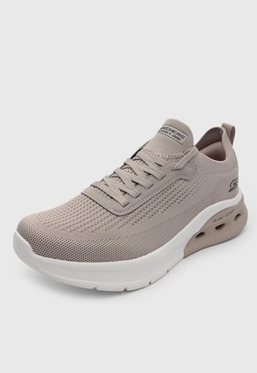 Tenis Lifestyle Skechers Bobs Sport Arc Waves 2.0  Taupe