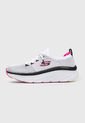 Tenis Training Blanco-Negro-Fucsia Skechers D'Lux Walker - Refreshing Mood de Skechers