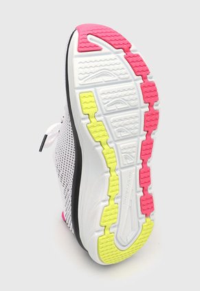 Tenis Training Blanco-Negro-Fucsia Skechers D'Lux Walker - Refreshing Mood