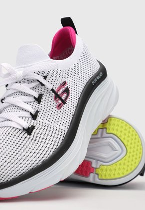 Tenis Training Blanco-Negro-Fucsia Skechers D'Lux Walker - Refreshing Mood